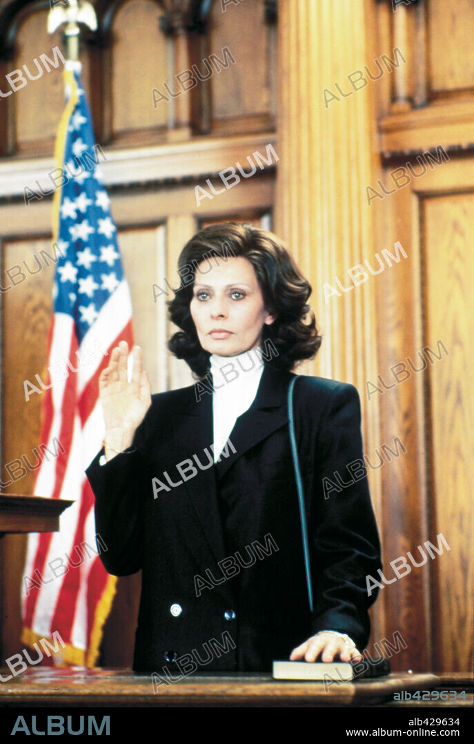 SOPHIA LOREN in COURAGE, 1986. Copyright NEW WORLD TELEVISION.
