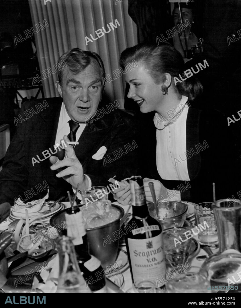 Thomas Mitchell; Piper Laurie. June 10, 1955.