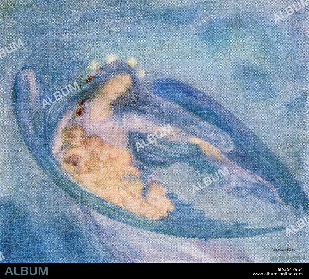 The Vision. From the picture by Daphne Allen from the book Princess Marie-José's Children's Book published 1916.