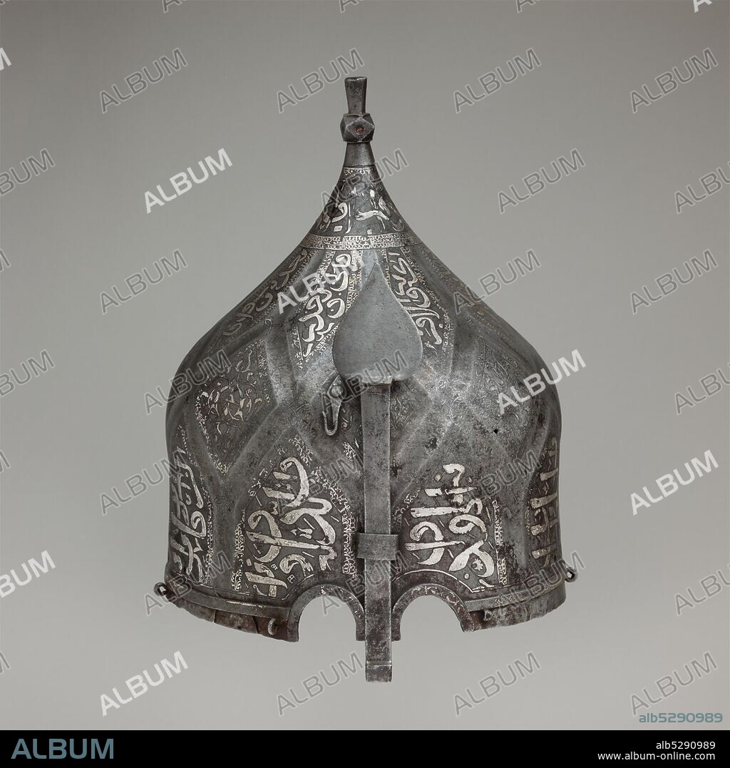 Turban Helmet, Turkish, in the style of Turkman armour, 16th century.