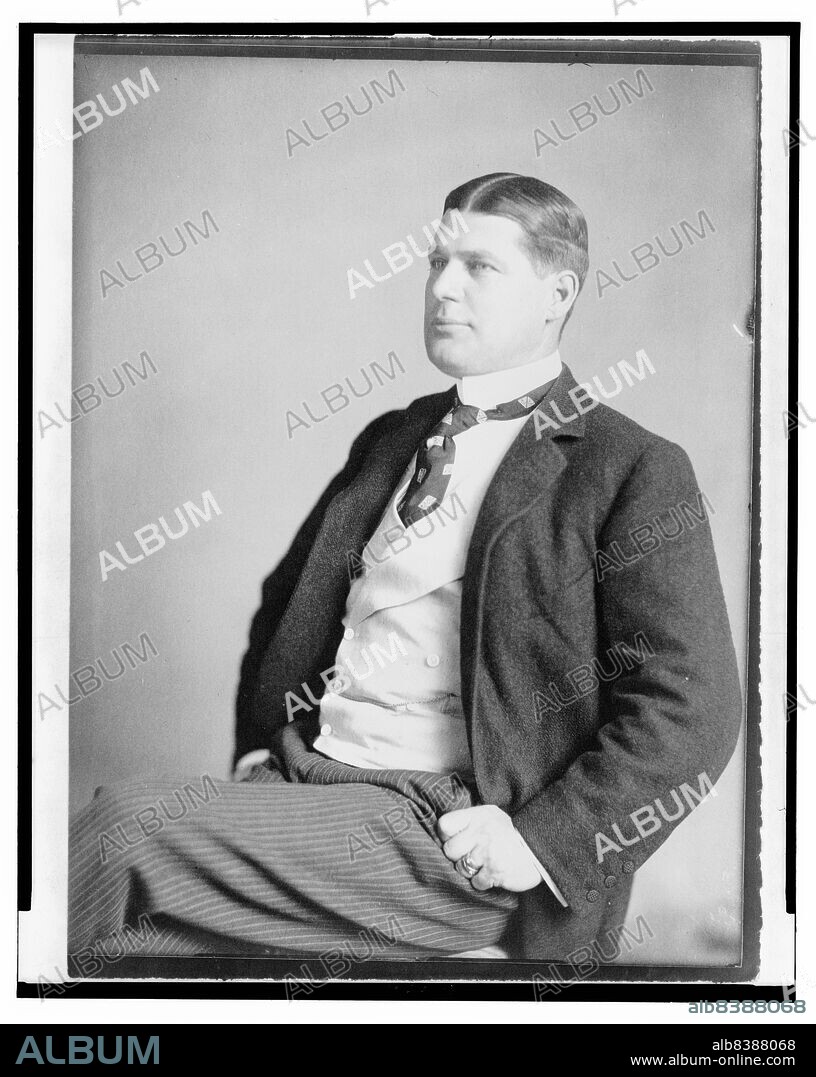 FRANCES BENJAMIN JOHNSTON. Herbert G. Squiers, half-length portrait, seated, facing left, c1904. [Herbert Goldsmith Squiers, diplomat and soldier: US minister to Cuba and Panama; second lieutenant in the United States Army].