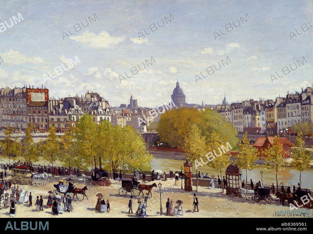 CLAUDE MONET. Quai du Louvre.
