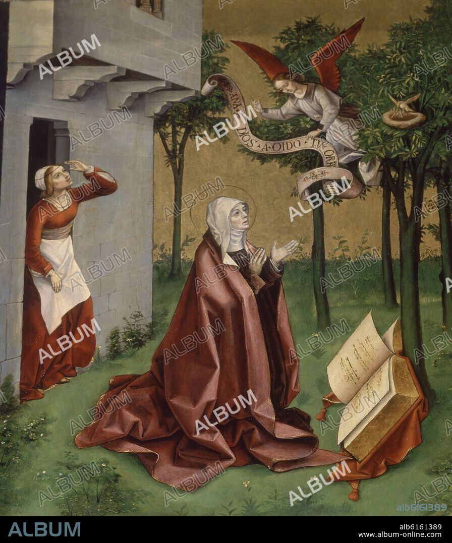 PEDRO BERRUGUETE. ANUNCIO DEL NACIMIENTO SANTA ANA.