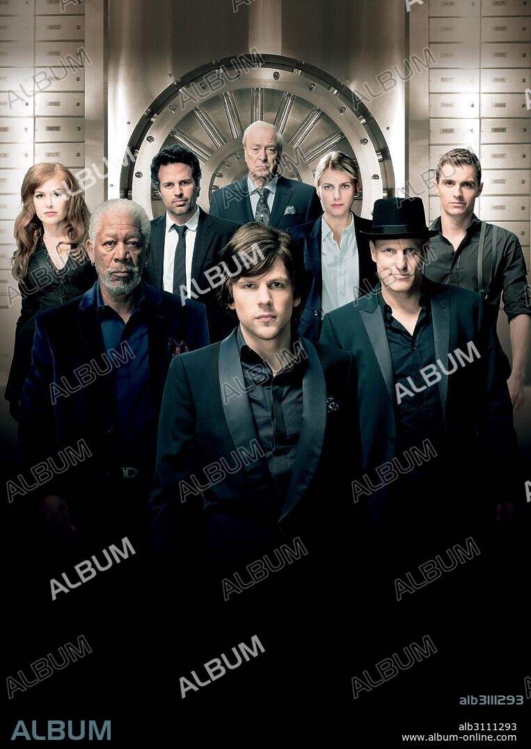 DAVE FRANCO, ISLA FISHER, JESSE EISENBERG y WOODY HARRELSON en AHORA ME VES.. ., 2013 (NOW YOU SEE ME), dirigida por LOUIS LETERRIER. Copyright SUMMIT ENTERTAINMENT.