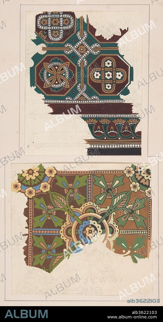 Design drawing. Artist: Christopher Dresser (British, Glasgow, Scotland 1834-1904 Mulhouse). Dimensions: sheet: 15 15/16 x 11 in. (40.5 x 27.9 cm). Date: ca. 1883, based on earlier design.