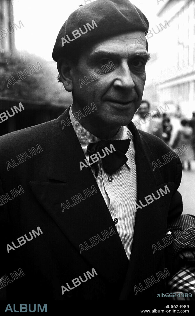 Author Rene Fülöp Miller around 1950. Portrait by photographer Fred Stein (1909-1967) who emigrated 1933 from Nazi Germany to France and finally to the USA. 1950
