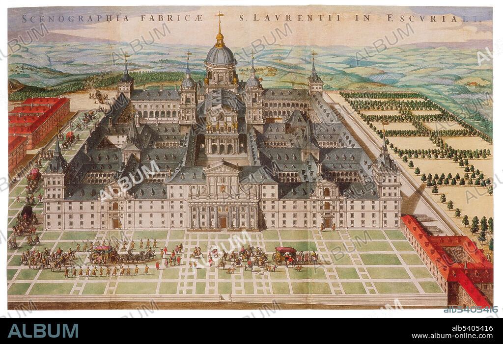 Joan Blaeu, El Escorial, 17th Century