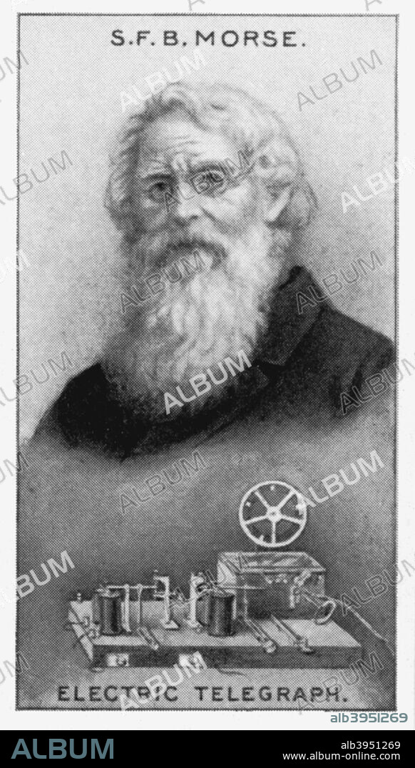 Samuel Finley Breese Morse, American inventor, (1934). Morse (1791-1872) was a painter of portraits and historic scenes. It is disputed whether Morse had invented the electrical telegraph in 1837 as Joseph Henry was the first with a prototype.