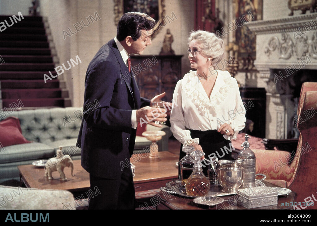BETTE DAVIS y MIKE CONNORS en ADÓNDE FUE EL AMOR, 1964 (WHERE LOVE HAS GONE), dirigida por EDWARD DMYTRYK. Copyright PARAMOUNT PICTURES.