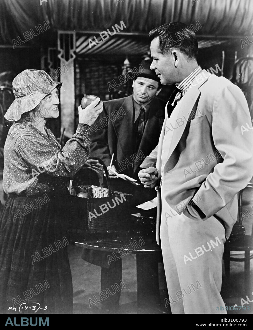 BETTE DAVIS, GLENN FORD y PETER FALK en UN GÁNGSTER PARA UN MILAGRO, 1961 (A POCKETFUL OF MIRACLES), dirigida por FRANK CAPRA. Copyright UNITED ARTISTS.