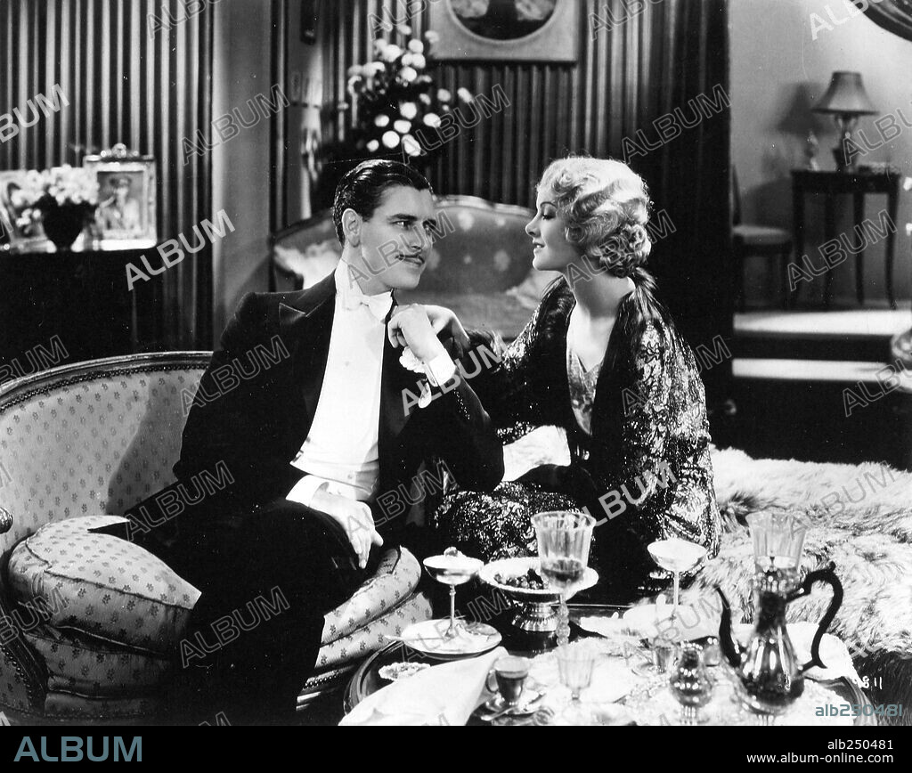 MYRNA LOY and RONALD COLMAN in THE DEVIL TO PAY!, 1930, directed by GEORGE FITZMAURICE and IRVING CUMMINGS. Copyright GOLDWYN/UNITED ARTISTS.