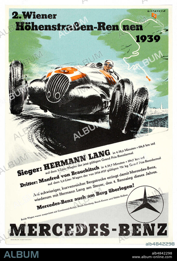 WALTER GOTSCHKE. 1939 Vienna High Road Race.