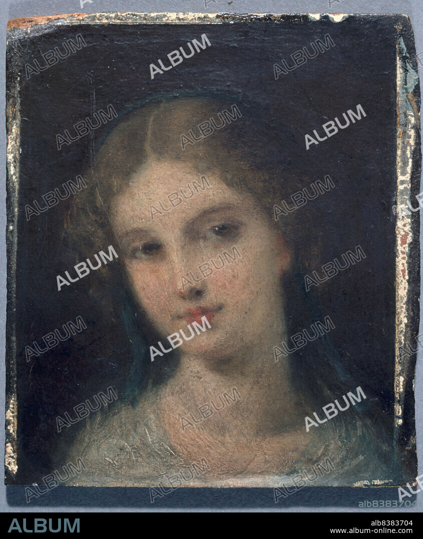 PIERRE-JOSEPH DEDREUX-DORCY. Woman's head, c1860.