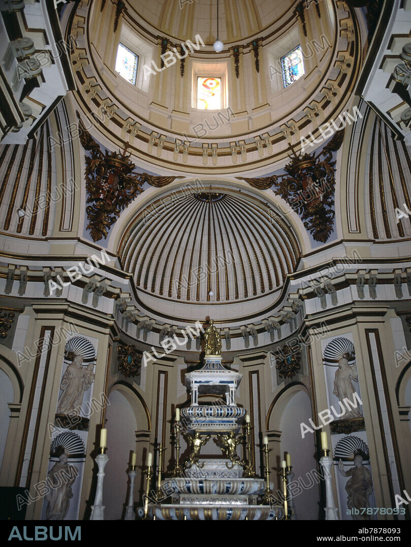 MATIAS ROMAN (1658-1695). INTERIOR DE LA IGLESIA DE LA NATIVIDAD - CAPILLA DE SAN FAUSTO - 1691.