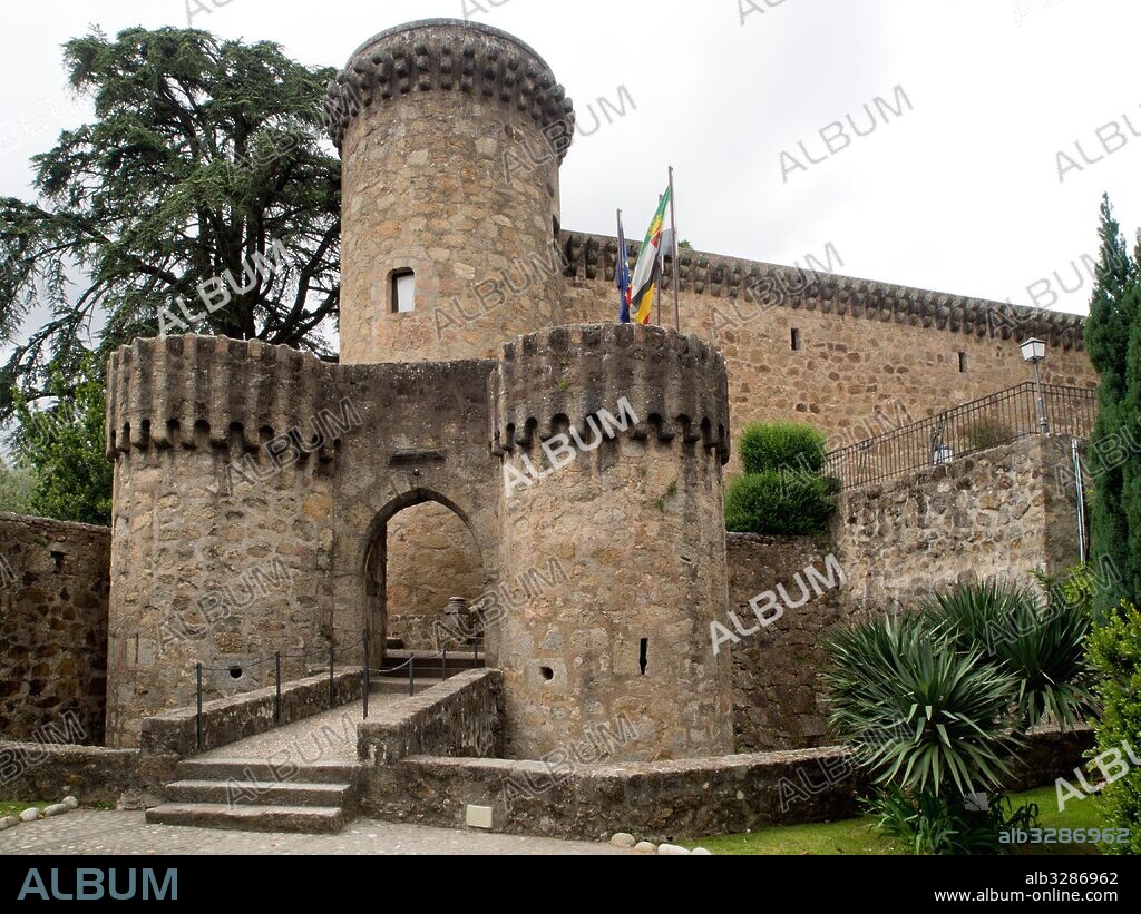 CASTILLO DE LOS CONDES DE OROPESA. JARANDILLA DE LA VERA. CACERES, EXTREMADURA, ESPAÑA.