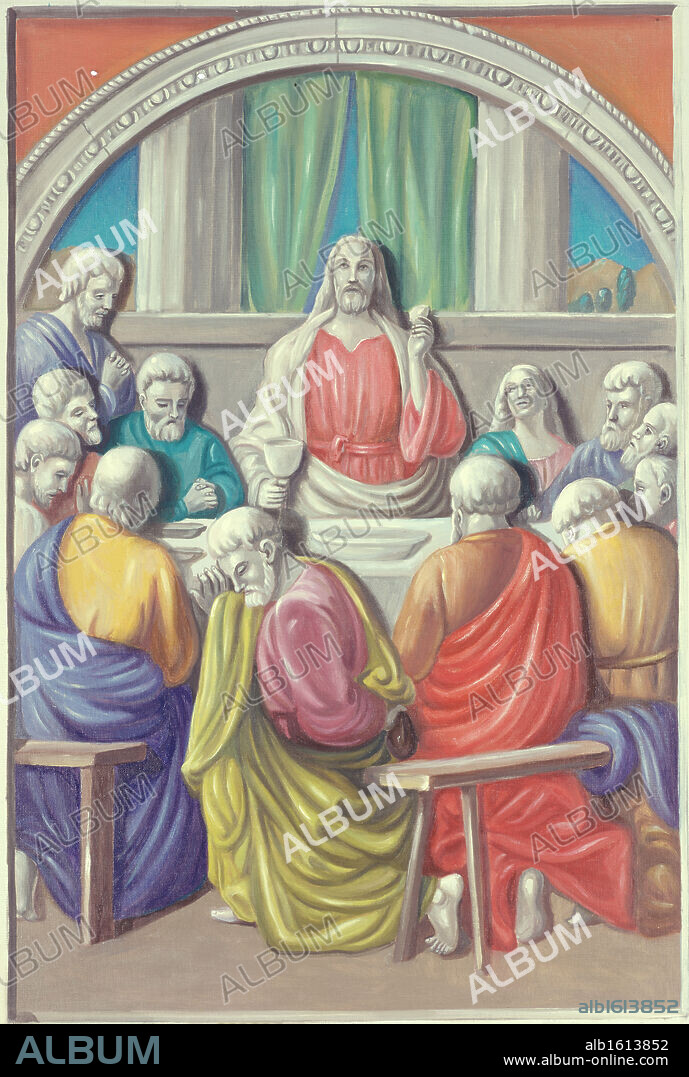 The Last Supper by Giovanni Garzanti, 20th century art.