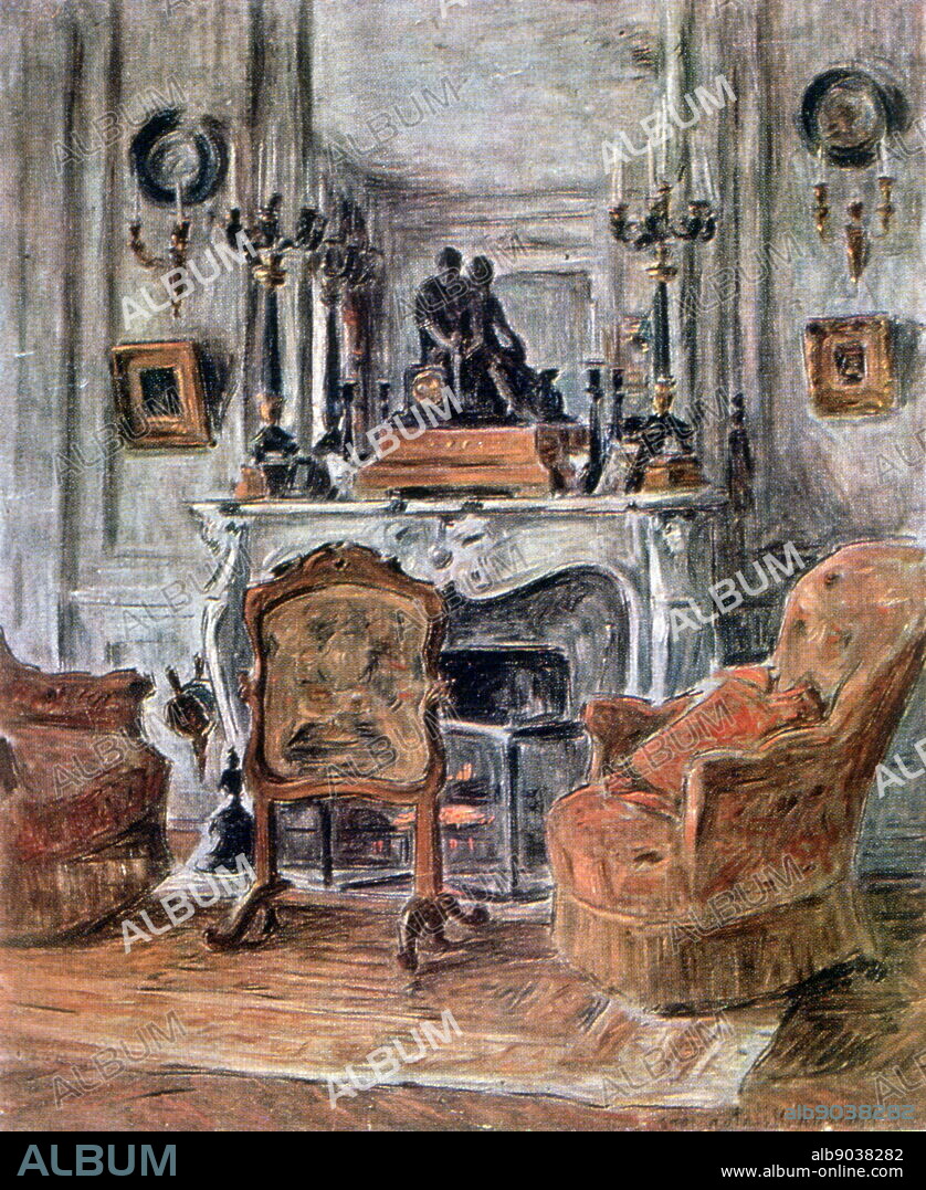 The Living Room', 1900. Artist: Etienne Moreau-Nelaton. Adolphe Etienne Auguste Moreau-Nelaton (1859-1927) was a French painter, art collector and art historian.