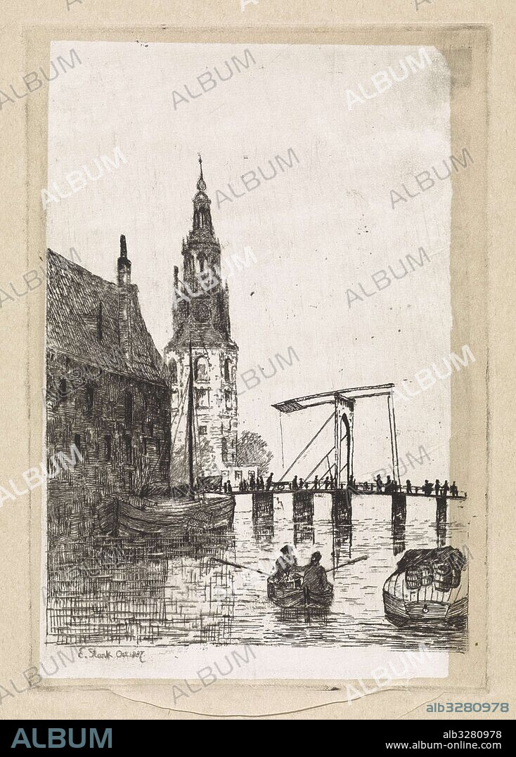 Montelbaanstoren Amsterdam, The Netherlands, Elias Stark, 1887.