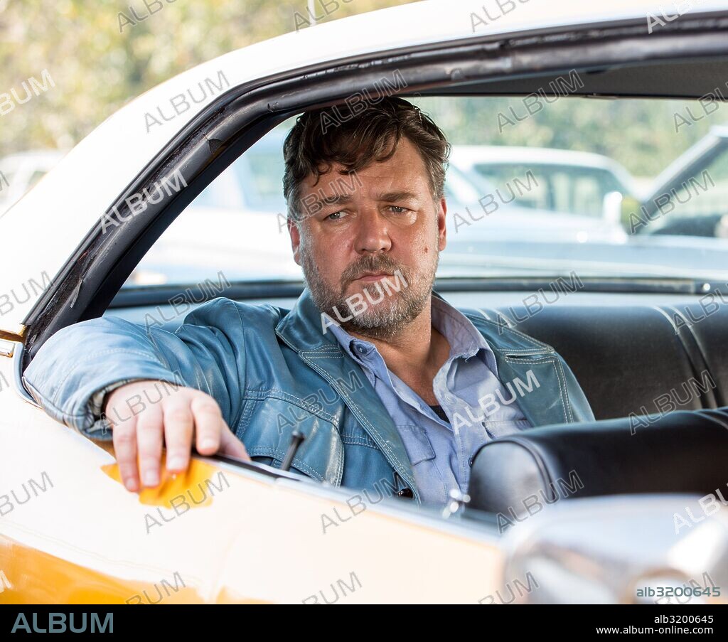 RUSSELL CROWE en DOS BUENOS TIPOS, 2016 (THE NICE GUYS), dirigida por SHANE BLACK. Copyright MISTY MOUNTAINS/SILVER PICTURES/WAYPOINT ENTERTAINMENT.
