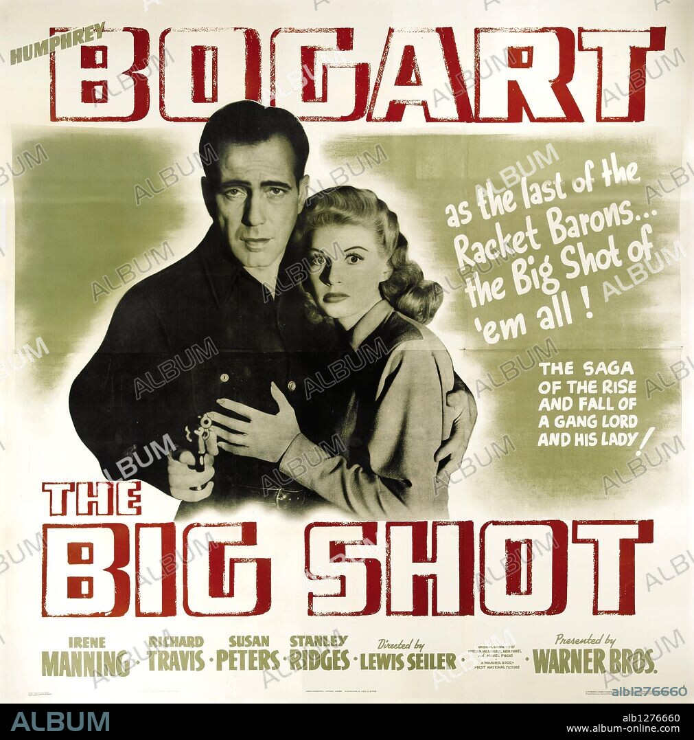 Poster de THE BIG SHOT, 1942, dirigida por LEWIS SEILER. Copyright WARNER BROS/FIRST NATIONAL.