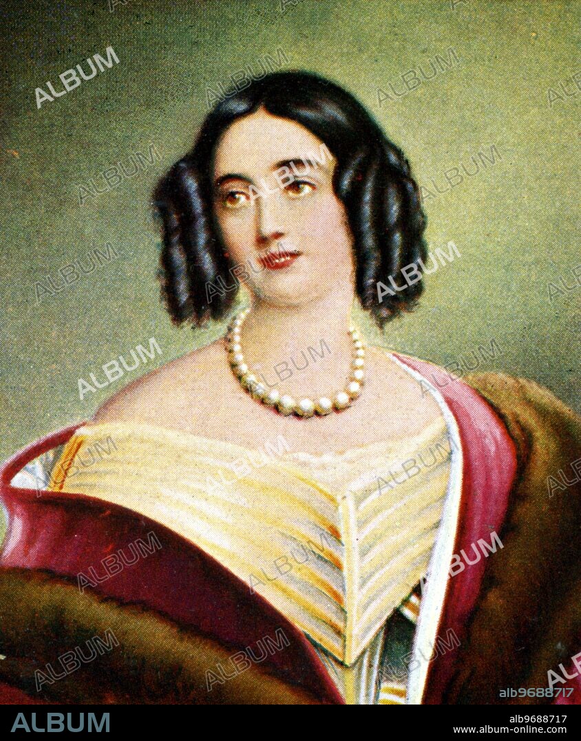 Elisabeth Luise , Queen of Prussia (1801 - 1873). Elisabeth Ludovika of Bavaria (November 13, 1801 -December 14, 1873) was a Princess of Bavaria and later Queen consort of Prussia. From an anonymous mainiature after the painting by Joseph Stieler. ©TopFoto.