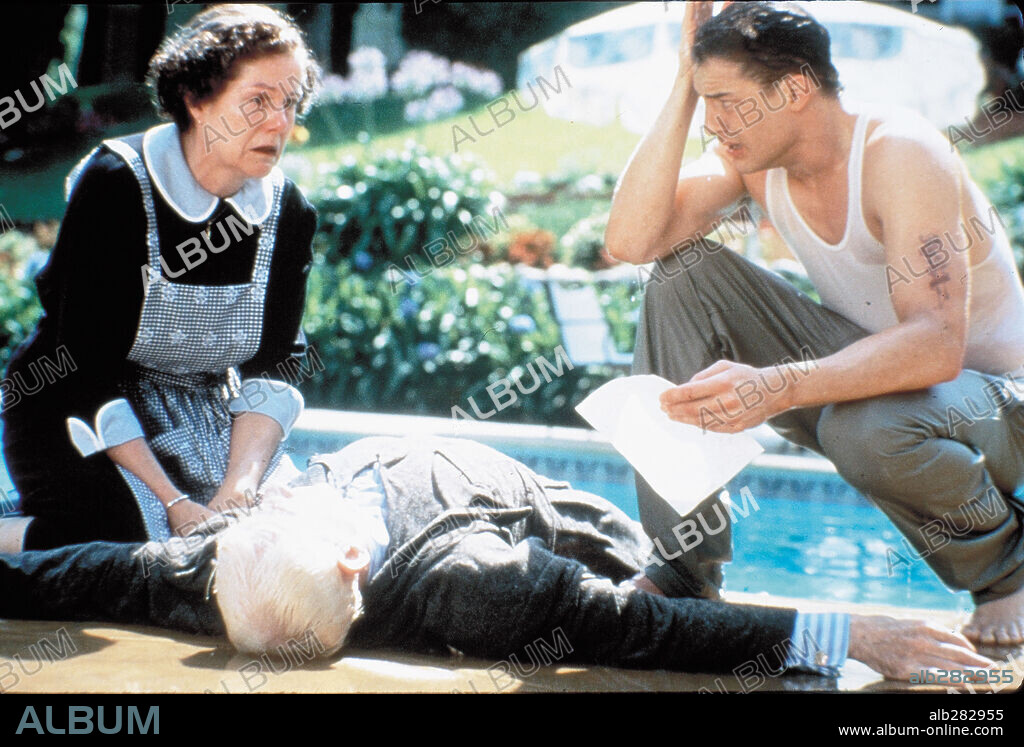 BRENDAN FRASER and IAN McKELLEN in GODS AND MONSTERS, 1998, directed by BILL CONDON.