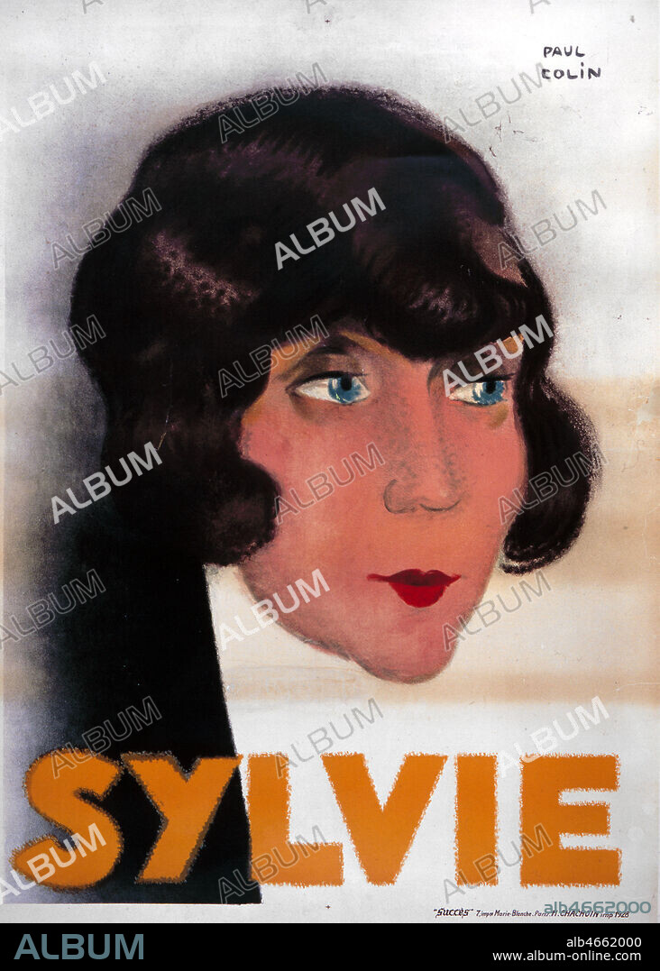 Portrait de SYLVIE par Paul COLIN (1892-1986)(ADAGP) realise en 1928. Credit : Collection KHARBINE-TAPABOR.