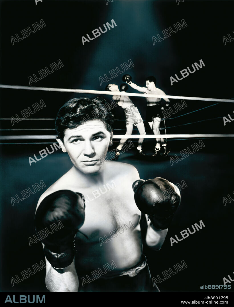 JOHN GARFIELD en CUERPO Y ALMA, 1947 (BODY AND SOUL), dirigida por ROBERT ROSSEN. Copyright UNITED ARTISTS.