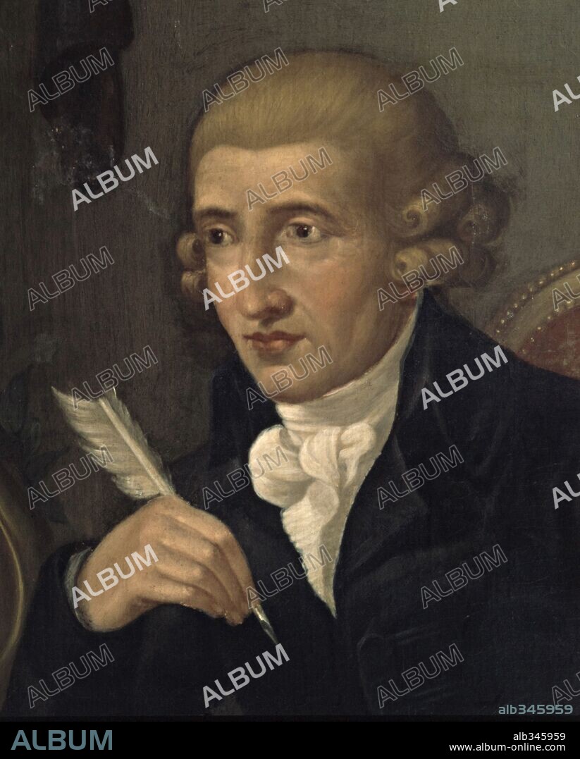 Portrait of Franz Joseph Haydn.