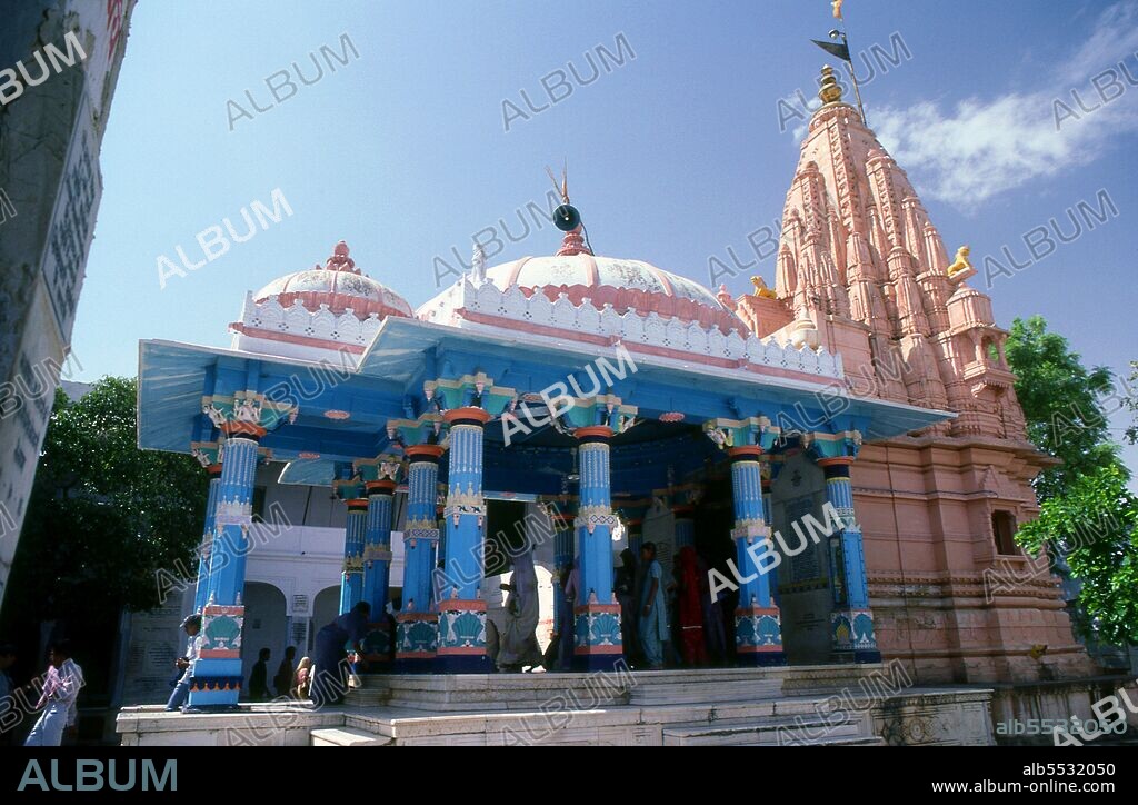 The Jagatpita Brahma Mandir (Brahma Temple) is the most important temple in Pushkar is dedicated to Lord Brahma, one of the holy trinity of Hinduism. It is one of the very few Hindu shrines in the world dedicated to Lord Brahma and remains the most important. Pushkar is one of India's oldest cities. The date of its actual founding is not known, but legend associates Lord Brahma with its creation. According to the Rajputana Gazetteer, Pushkar was held by Chechi Gurjars (Gujjars) till about 700 years ago. Later Some shrines were occupied by Kanphati Jogis. There are still some priests from the Gujar community in some of Pushkar's temples. They are known as Bhopas. The sage Parasara is said to have been born in Pushkar. His descendants, called Parasara Brahamanas, are found in Pushkar and the surrounding area. The famous temple of Jeenmata has been cared for by Parasara Brahmans for the last 1,000 years. Pushkarana Brahamanas may also have originated here. It is also the venue of the annual Pushkar Camel Fair.