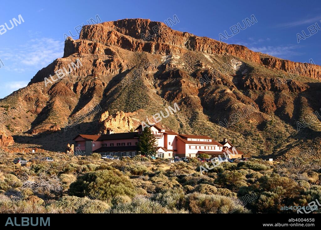 Parador Nacional de las Canadas, Parque Nacional del Teide, Tenerife, Canary Islands, 2007. Hotel in the national park that surrounds the volcano of Mount Teide.