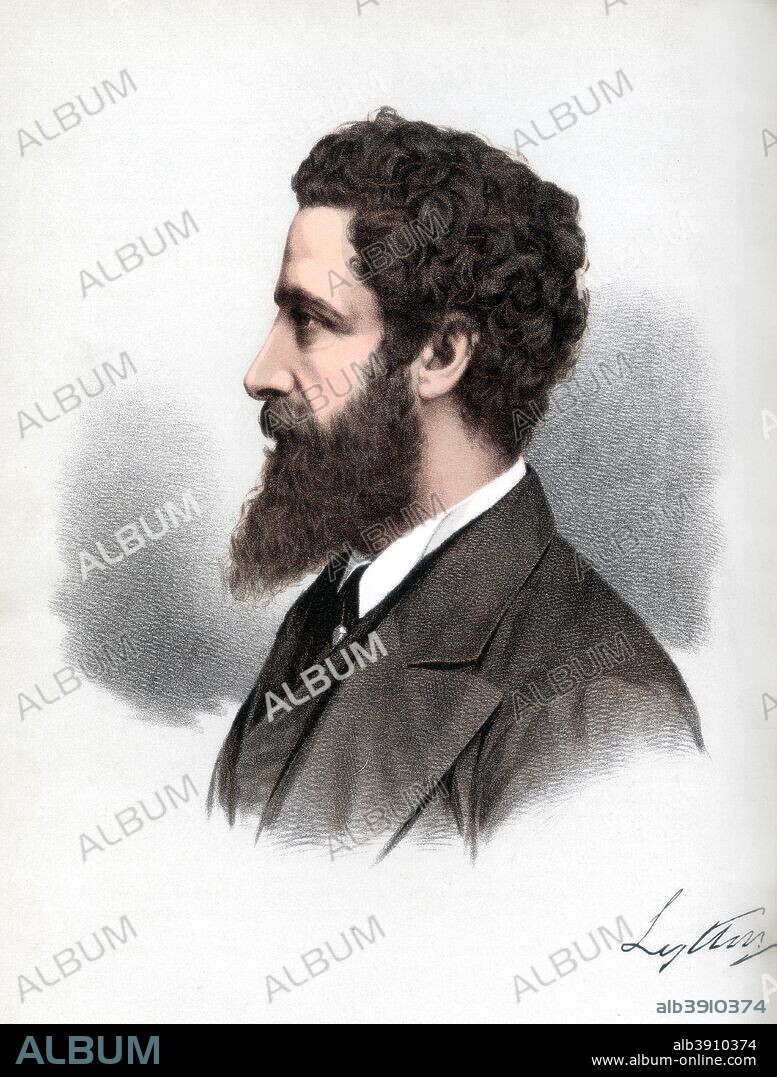 Robert Bulwer-Lytton, 1st Earl of Lytton, English poet and statesman, c1890. The son of the novelist Edward Bulwer-Lytton, 1st Baron Lytton, Lord Lytton (1831-1891) served as Viceroy and Governor-General of India from 1876-1880. A lithograph from The Modern Portrait Gallery, Cassell, Petter and Galpin, London, Paris and New York, c1890.