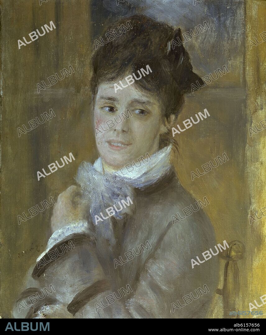AUGUSTE RENOIR. RETRATO DE CAMILLE MONET- 1872.