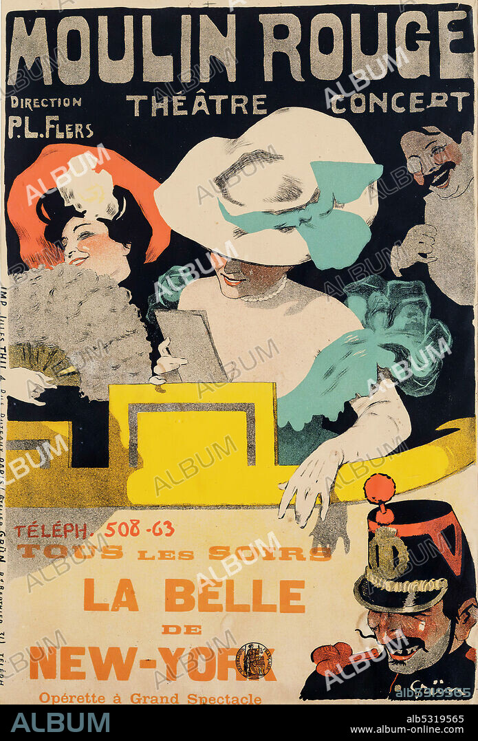 JULES-ALEXANDRE GRÜN. Moulin Rouge. La Belle de New York.