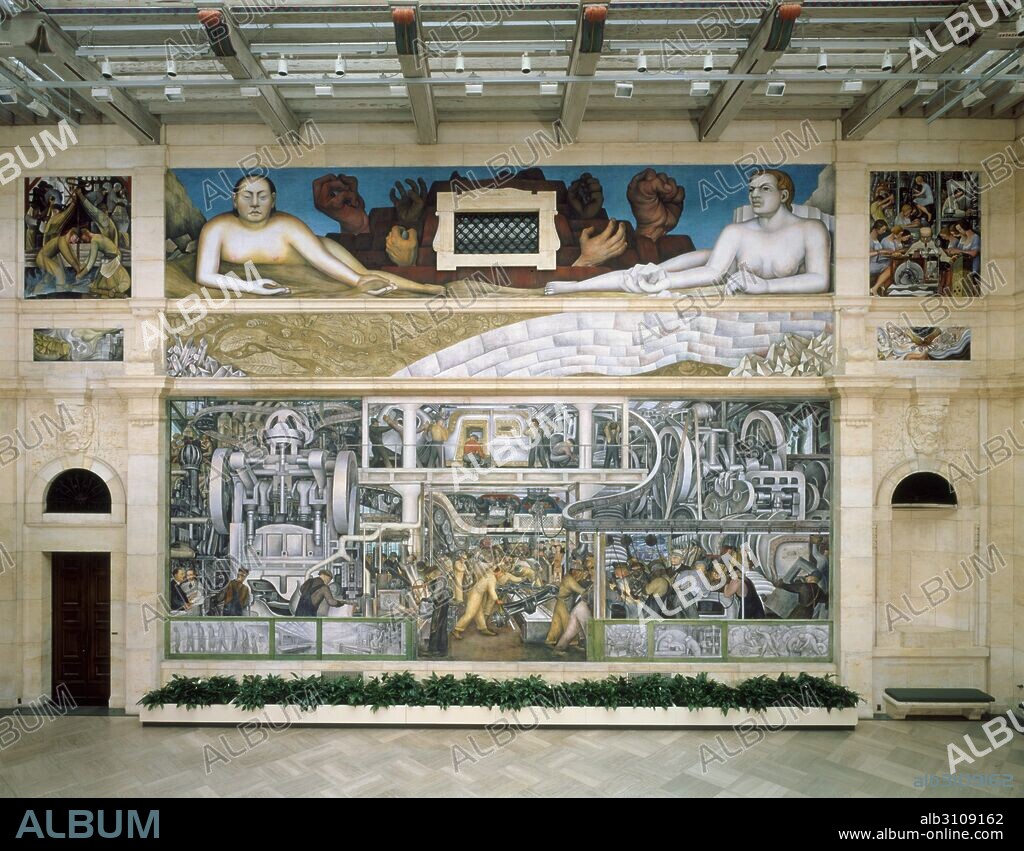DIEGO RIVERA. La Industria de Detroit/1932-33.