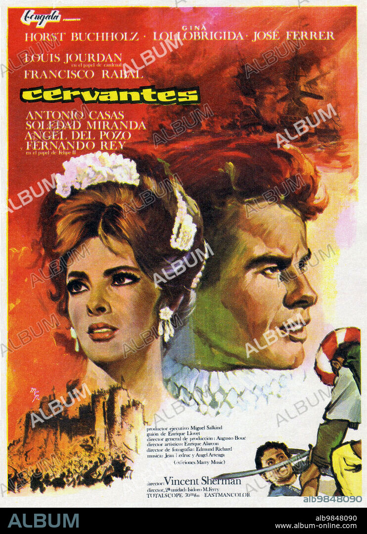 Poster of THE YOUNG REBEL, 1967 (CERVANTES), directed by VINCENT SHERMAN. Copyright PRISMA/PROTOR/PROCINEX.