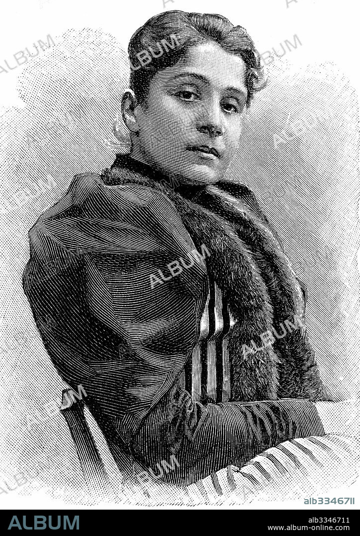 ANONYMOUS. Italian actress Eleonora Duse (1858–1924).