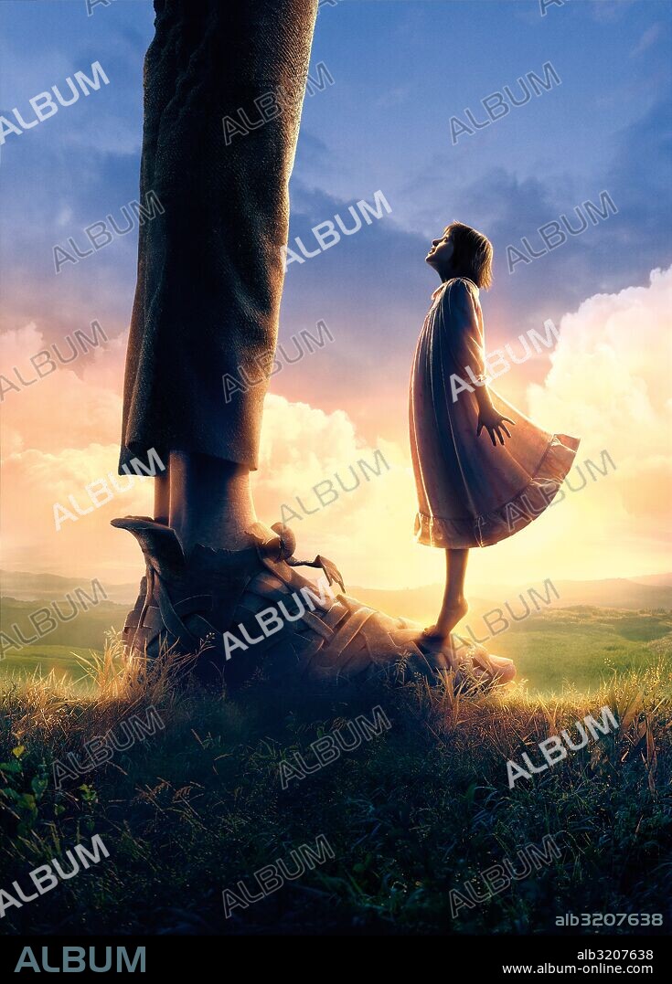Poster de MI AMIGO EL GIGANTE, 2016 (THE BFG), dirigida por STEVEN SPIELBERG. Copyright AMBLIN ENTERTAINMENT/wALT dISNEY PICTURES/WALDEN MEDIA/DREAM.