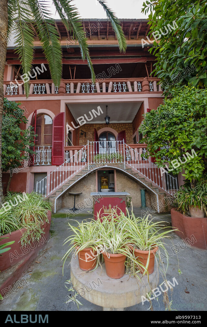 Hostal corona, edificio modernista, el Terreno, Mallorca, balearic islands, Spain.