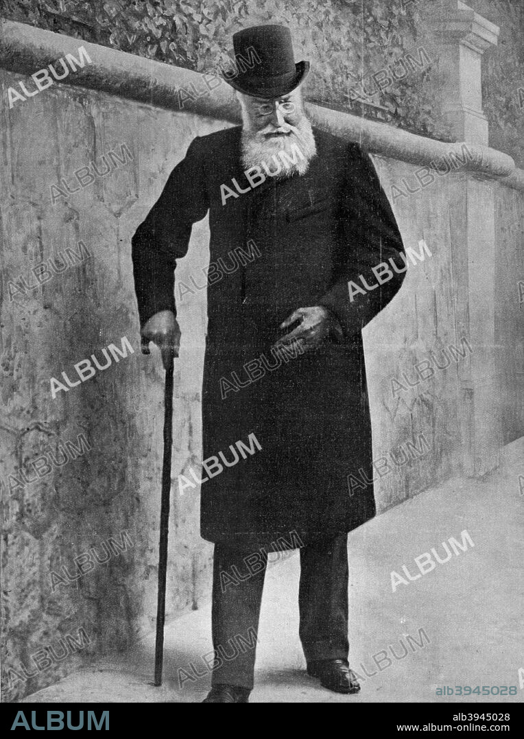 Leopold II, King of the Belgians, 1909. Leopold (1835-1909) ruled Belgium from 1865 until his death. His reign is most remembered for the harsh treatment of the people of the Congo Free State, which was the king's personal property from 1885. The inhabitants were ruthlessly exploited for the collection of ivory and rubber, from which Leopold built up a fortune. The resultant death toll among the indigenous population has been estimated at anywhere between 2 and 15 million. Eventually by 1908 the international outcry at the mistreatment of the populace led to Leopold being compelled to hand over control of the Congo to the Belgian government. A print from L'Illustration, 18 December 1909.