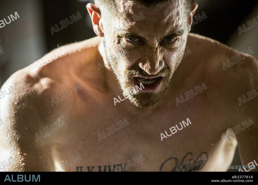 JAKE GYLLENHAAL in SOUTHPAW, 2015, directed by ANTOINE FUQUA. Copyright ESCAPE ARTISTS.