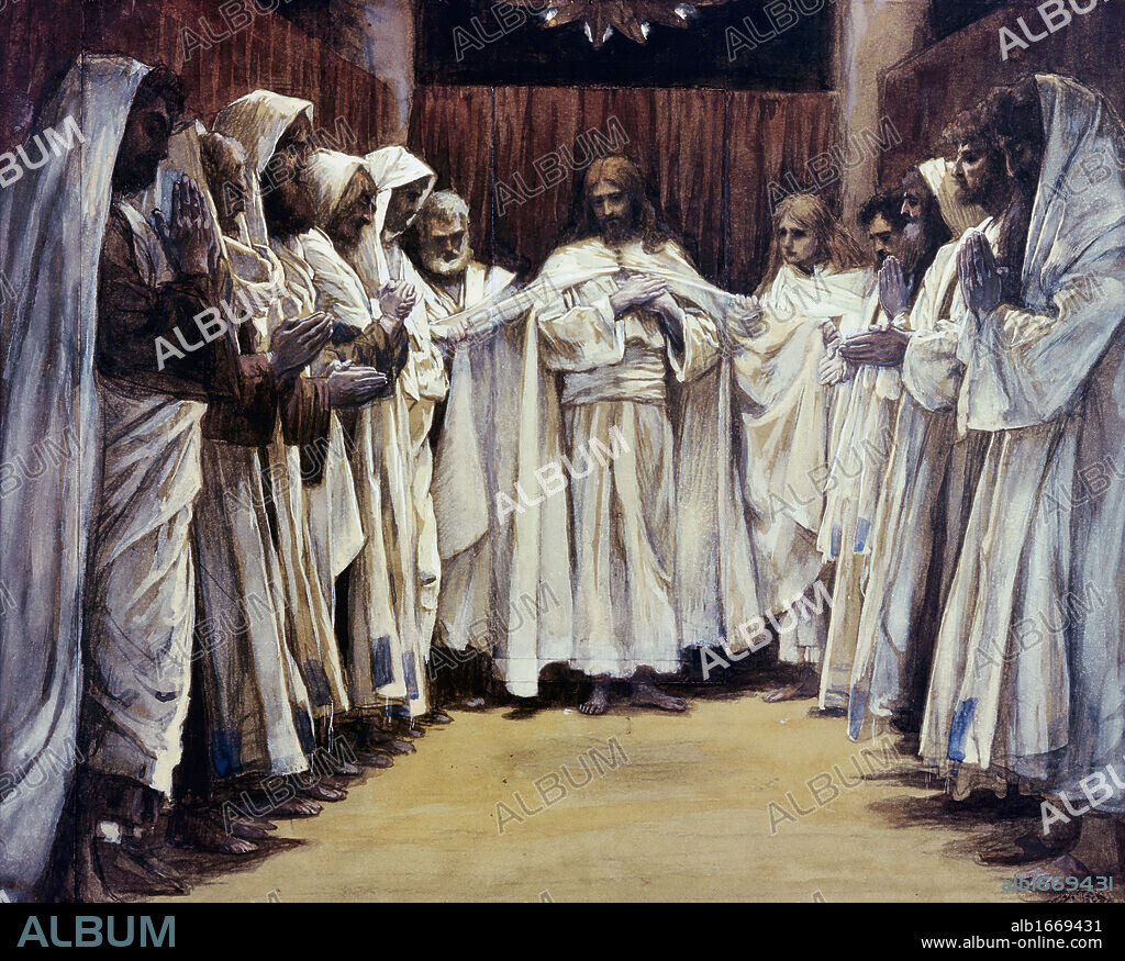 The Last Discourse Of Our Lord Jesus Christ  James Tissot (1836-1902 French).