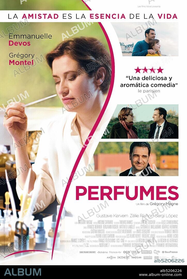 EMMANUELLE DEVOS und GREGORY MONTEL in PARFUM DES LEBENS, 2019 (LES PARFUMS), unter der Regie von GREGORY MAGNE. Copyright LES FILMS VELVET.