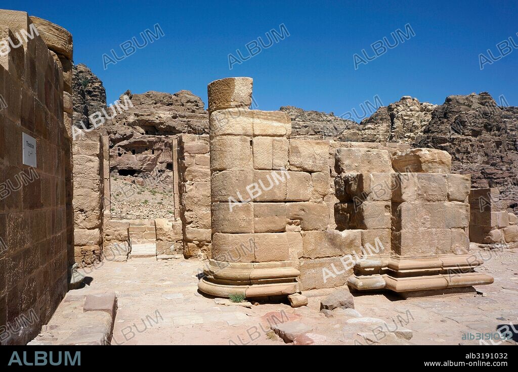 Petra. Importante enclave arqueológico en Jordania. Capital del antiguo reino Nabateo.