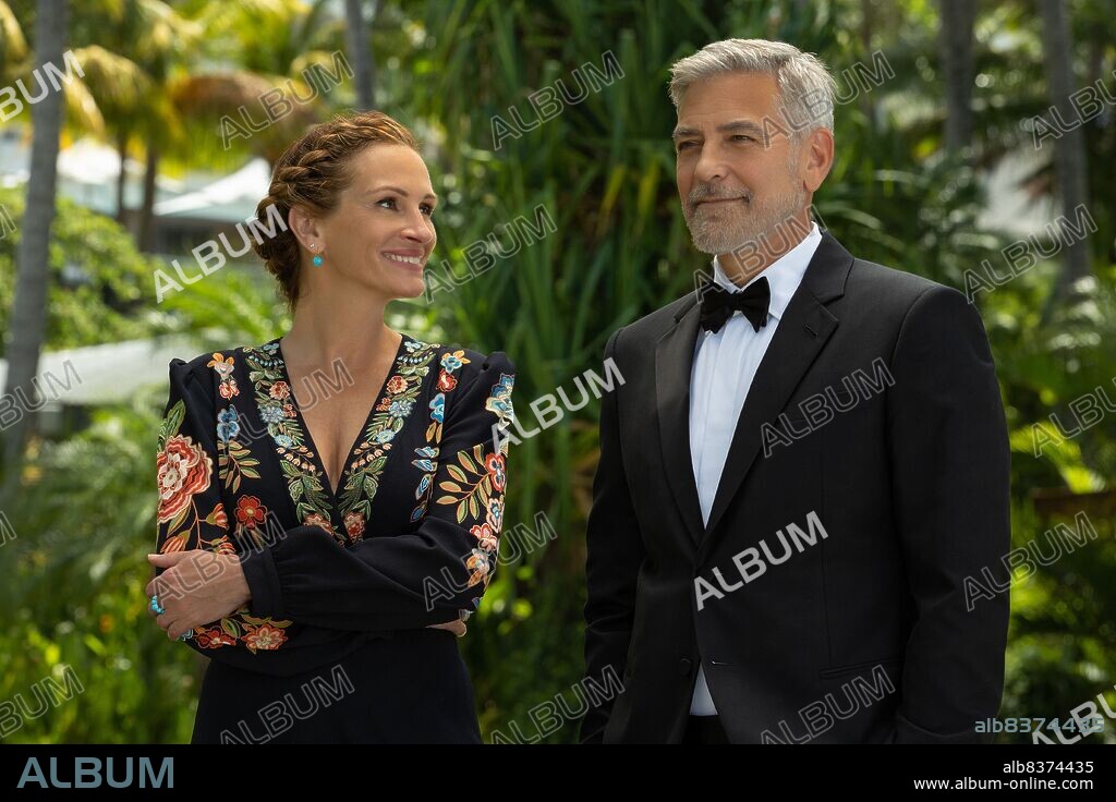 GEORGE CLOONEY et JULIA ROBERTS dans TICKET TO PARADISE, 2022, réalisé par OL PARKER. Copyright RED OM FILMS.