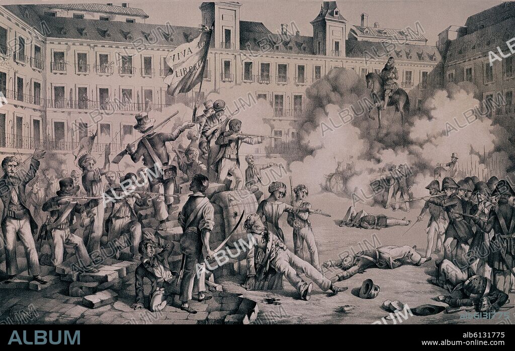 ALZAMIENTO EN MADRID EL 18 Y 19 DE JULIO 1854.