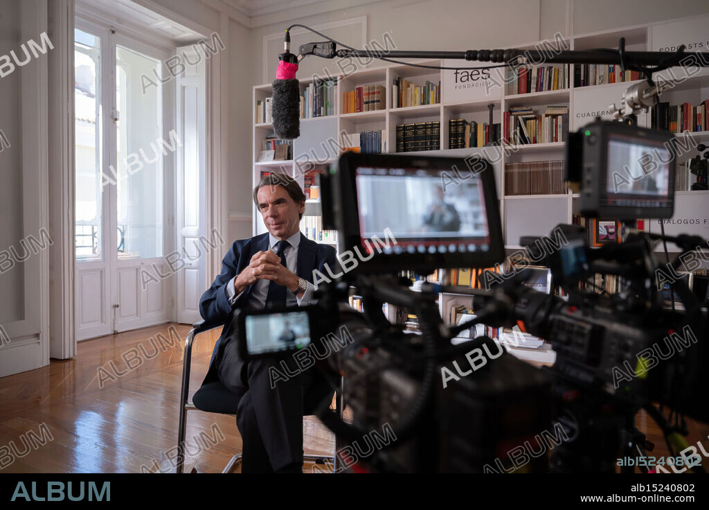 JOSÉ MARÍA AZNAR en PEREJIL, 2025, dirigida por TIAN RIBA. Copyright Movistar Plus+ / El Terrat.