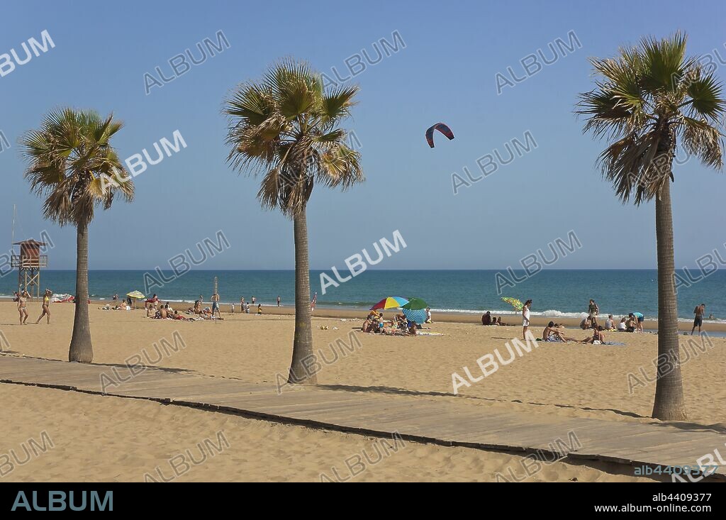 Islantilla beach, Lepe, Huelva province, Region of Andalusia, Spain, Europe.