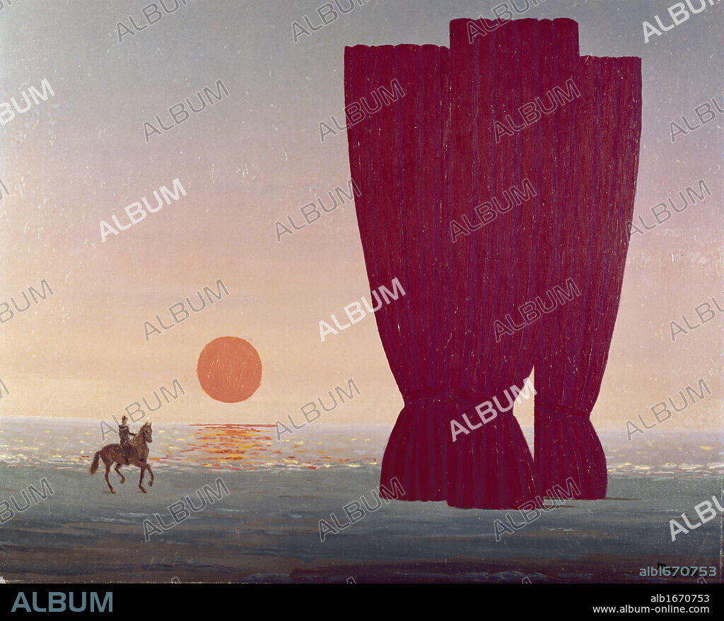 RENÉ MAGRITTE. Les Orgues de la Soiree by Rene Magritte, 20th Century.