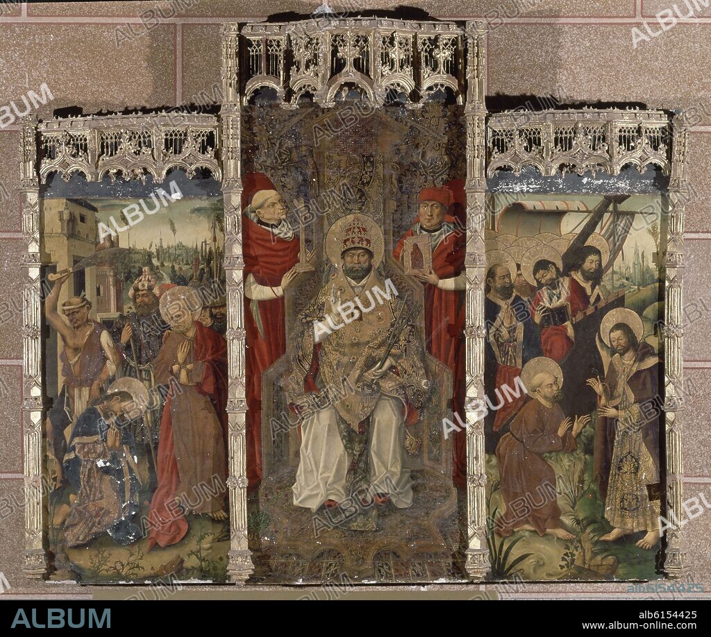 FERNANDO GALLEGO. RETABLO DE SAN PEDRO - SIGLO XV.
